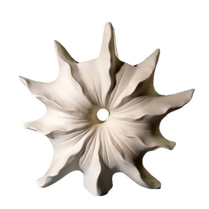 Abstract Ceramic Shell Vase