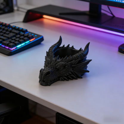 Gothic Dragon Head Jewelry Organizer