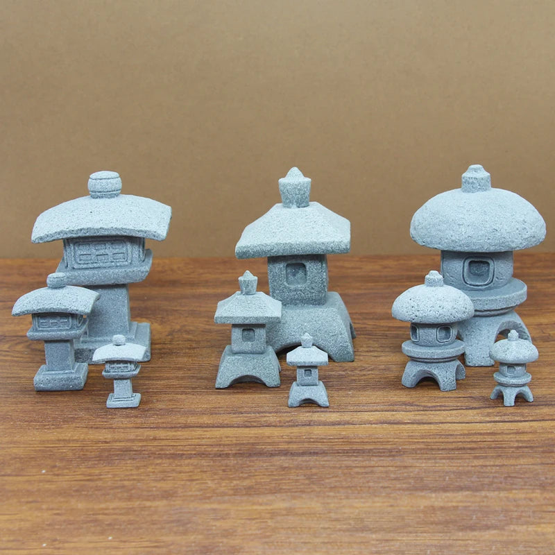 Miniature Sandstone Zen Garden Ornament
