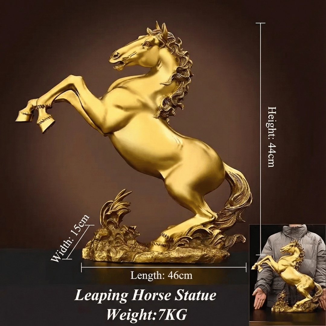 SWIFT VICTORY COLLECTION | Brass Horse Sculptures
