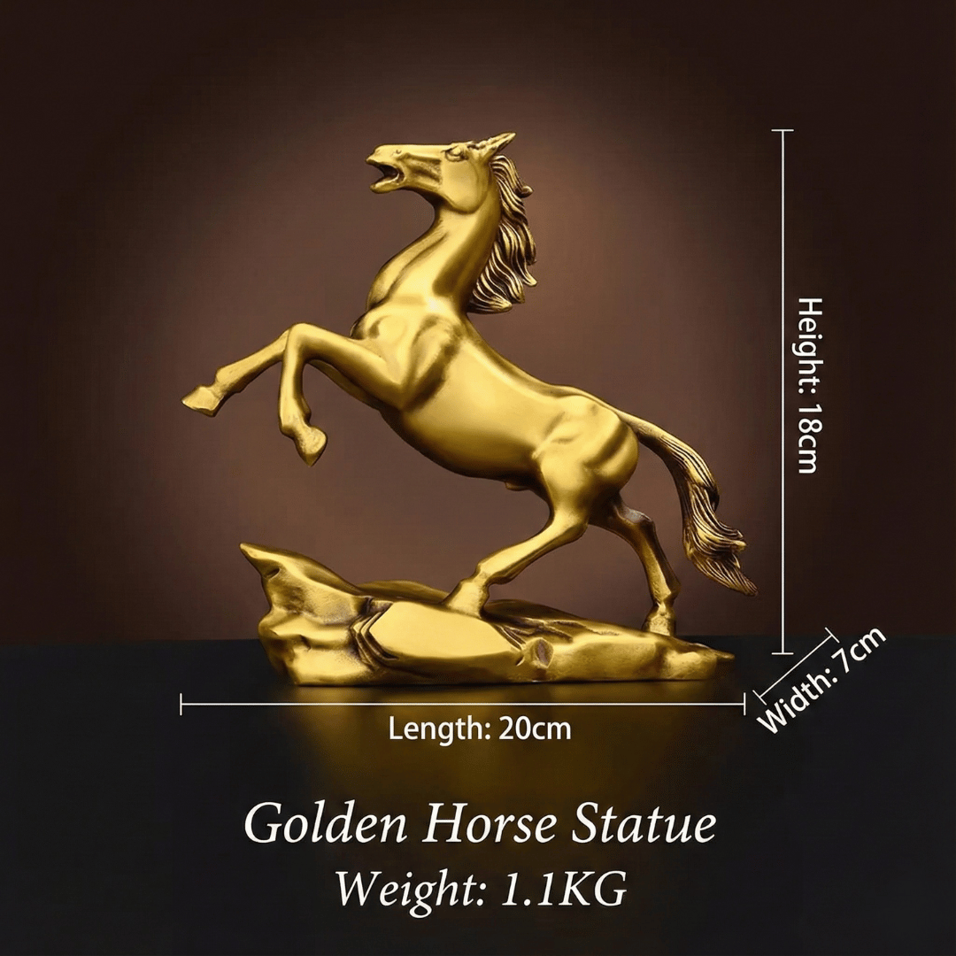SWIFT VICTORY COLLECTION | Brass Horse Sculptures