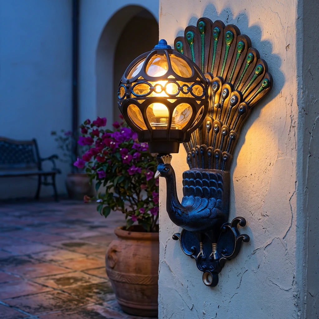 Peacock Wall Sconce