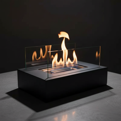 Lumière Portable Fireplace - Smokeless Bio Ethanol Table Fire Pit