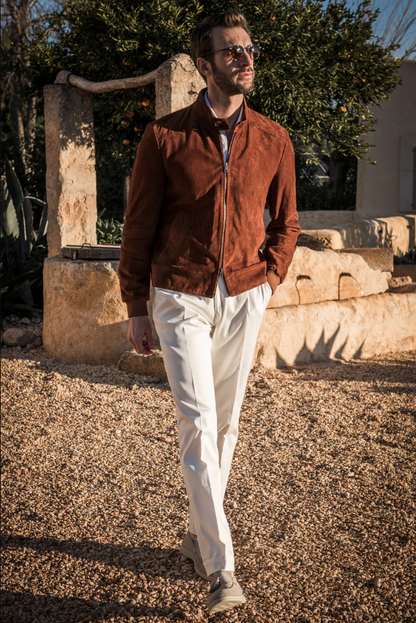 Rustic Soragna Suede Jacket