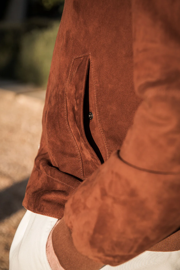 Rustic Soragna Suede Jacket