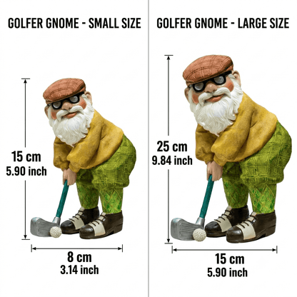 Golf Gnome Sculpture