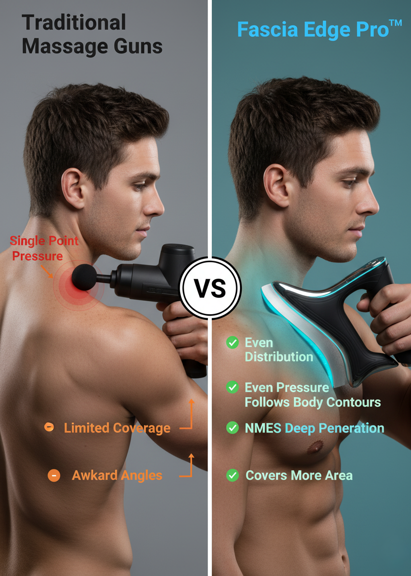 Fascia Edge Pro - Electric NMES Massage Blade for Deep Tissue Release